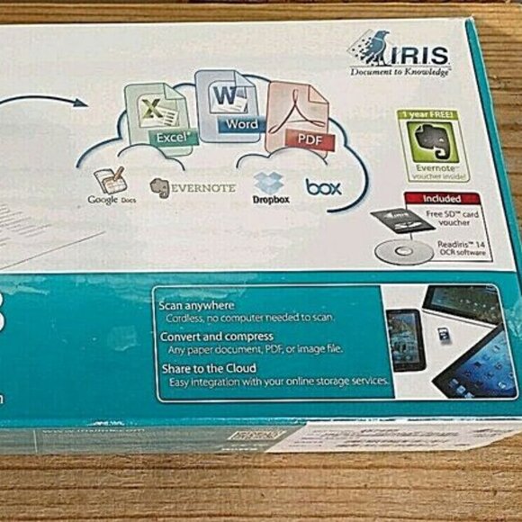🆕 IRIScan Anywhere 3- 457485 Scanner New in Factory Sealed Box - Picture 2 of 7